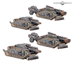 Malcador Infernus and Valdor Tank Destroyers